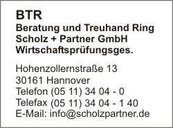 BTR Beratung und Treuhand Ring Scholz + Partner GmbH