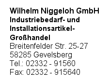 Niggeloh GmbH, Wilhelm