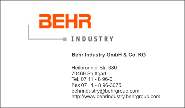 Behr Industry GmbH & Co. KG