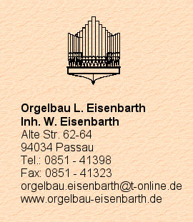 Orgelbau L. Eisenbarth, Inh. W. Eisenbarth