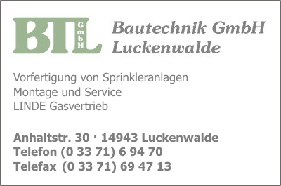 BTL Bautechnik GmbH Luckenwalde