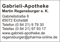Gabrieli-Apotheke Martin Regensburger e. K.