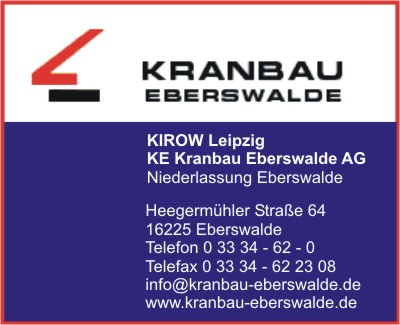 KIROW Leipzig KE Kranbau Eberswalde AG, Niederlassung Eberswalde