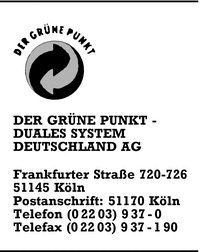 Der Grne Punkt - Duales System Deutschland AG