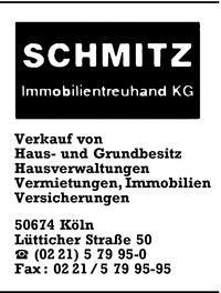 Schmitz, H., Immobilientreuhand KG