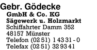 Gdecke GmbH & Co. KG, Gebr.