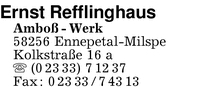 Refflinghaus, Ernst
