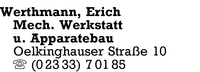 Werthmann, Erich