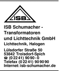 ISB Schumacher Transformatoren und Lichttechnik GmbH
