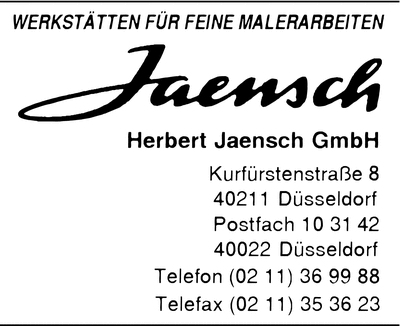 Jaensch GmbH, Herbert