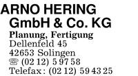 Hering GmbH & Co. KG, Arno