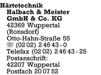 Hrtetechnik Halbach & Meister GmbH & Co. KG