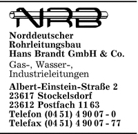 Norddeutscher Rohrleitungsbau Hans Brandt GmbH & Co.