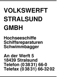 Volkswerft Stralsund GmbH