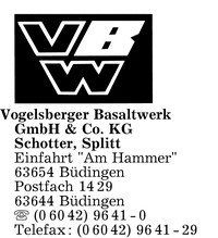 Vogelsberger Basaltwerk GmbH & Co. KG