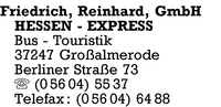 Omnibusverkehr Reinhard Friedrich GmbH