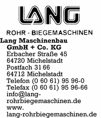 Lang Maschinenbau GmbH + Co. KG