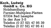 Koch & Sohn KG, Ludwig