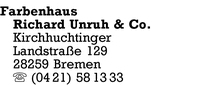 Farbenhaus Richard Unruh & Co.