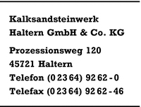 Kalksandsteinwerk Haltern GmbH & Co. KG