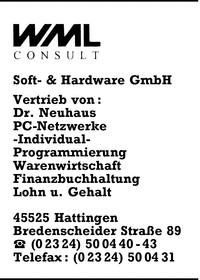 WML Consult Soft- u. Hardware GmbH