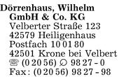 Drrenhaus GmbH & Co. KG, Wilhelm