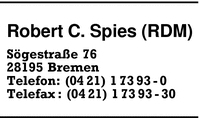 Spies, Robert C.
