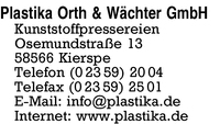 Plastika Orth & Wchter GmbH