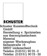 Schuster Kunstofftechnik GmbH