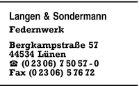 Langen & Sondermann