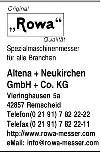 Altena + Neukirchen GmbH + Co. KG
