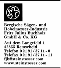 Bergische Sgen- und Hobelmesser-Industrie Fritz Julius Buchholz GmbH & Co. KG