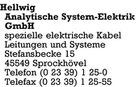 Hellwig Analytische System-Elektrik GmbH