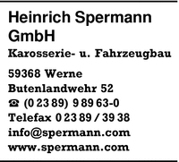 Spermann GmbH, Heinrich