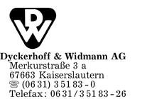 Dyckerhoff & Widmann AG, Niederlassung Kaiserslautern