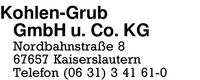 Kohlen-Grub GmbH u. Co. KG
