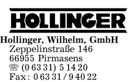 Hollinger GmbH, Wilhelm