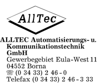 ALLTEC Automatisierungs- und Kommunikationstechnik GmbH
