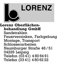 Lorenz Oberflchenbehandlung GmbH