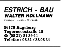 Estrich-Bau Walter Hollmann