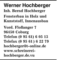 Hochberger Inh. Bernd Hochberger, Werner