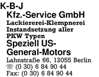 K-B-J Kfz-Service GmbH