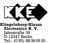 Klingelnberg - Klauss Electronics B. V.
