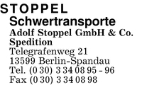 Stoppel GmbH & Co., Adolf