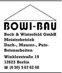 Bowi-Bau Bock & Winterfeld GmbH