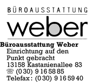 Broausstattung Weber