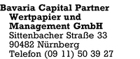Bavaria Capital Partner Wertpapier-Consulting und Management GmbH