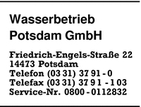 Wasserbetrieb Potsdam GmbH