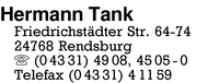Tank, Hermann