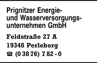Prignitzer Energie- und Wasserversorgungsunternehmen GmbH